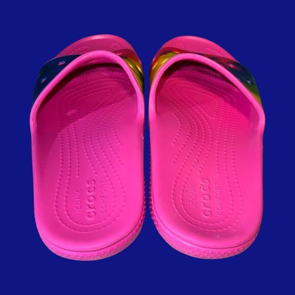 Adult Unisex CROCS Classic Slide Tie-Dye Graphics Sandals Size M5 W7 - Picture 3 of 6